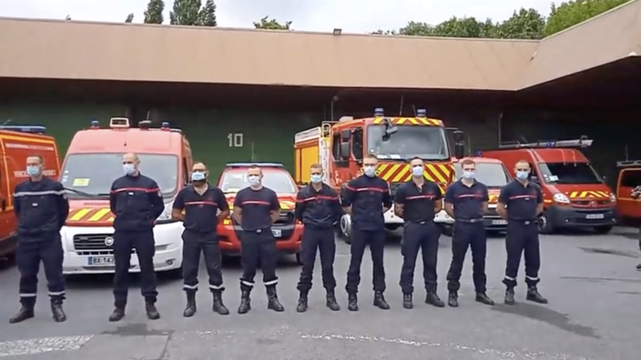 Les pompiers en grève pour protester contre la vaccination obligatoire